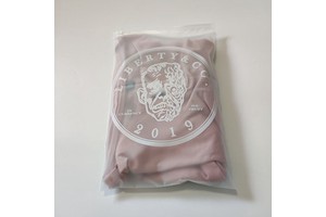 Recycle Custom logo Printed Matte CPE Slider Zip Lock t Shirt Packaging Plastic Polybag