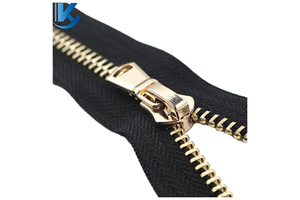 Factory Direct Sales Wholesale Metal Zipper Open End Customized Puller High-quality Zipper for Jacket Bags
