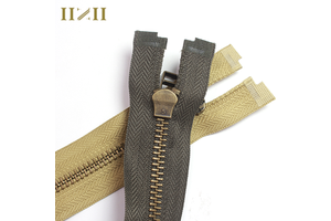 High Quality Custom Zipper Slider for Bags Garments Shiny Silver Open-End Sliders for Metal Jacket Hoodie