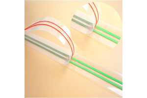 Wholesale single/double track zipper seal bag PE material for vacuum bag and waterproof bag manufacturing