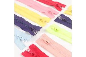 DAWEI Factory Direct Sales High Quality Auto Lock Close-End Colourful Resin Zipper Hoodie Sweatshirt Pouch Hiking Fishing Gear