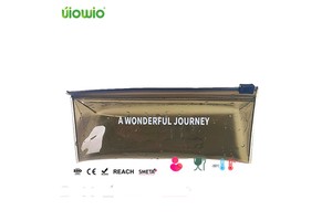 UIOWIO Custom Printed Waterproof Clear Bikini Women's Underwear Zipper T-Shirt Swimsuit Swimwear Slider EVA Zip Packaging Bag
