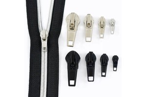 Deepeel ZT134 Nylon Zipper Slider Replacement Repair Kit for Clothing Bags Durable Zipper Puller Zippers Fix Accessories