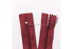 Plastic Custom Logo Plastic Garment Resin Zipper with Various Colors Bag Zipper Puller Slider by Manufacturer