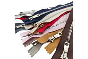 Primo Custom 5# Silver Teeth Black Tape Continuous Long Chain Sustainable Open-End Brass Metal Hoodie Clothing Handbag Bag