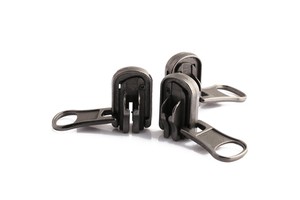 Custom Outdoor Bags Track Two Sided Zipper Slider #5 #7 #8 Two-side Metal Zipper Puller Double Way Zipper Slider