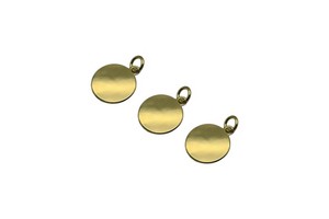 Factory Direct 24mm Round Zipper Slider Zinc Alloy DIY Engraving Bag Accessories Trendy Style