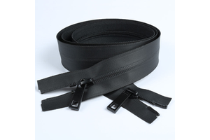 High Strength Durable Double Slider Open End Nylon Zipper Waterproof Auto Seat Cushion Hoodie Hot Sale Automobile Accessory