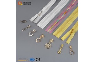 Manufacturers Fashion Sale 3#5# Nylon Tape Gold /silver Wire rainbow Zipper for Sportswear