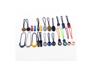 Fancy Rubber Design Rainbow Custom Handbag Zipper Pulls