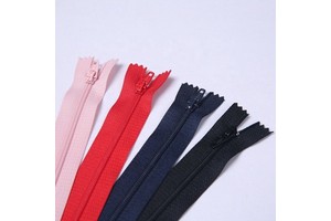 High Quality Sbs Brand 3# Nylon Closed-tail Self-Locking Zipper for Clothing Pants & Pockets-Spot Wholesale