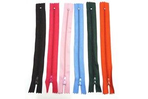 High Quality No.3 Closed-end Jacket Nylon Zippers for Sewing Self-looking Nylon Zippers for Garment Various Colors/Lengths