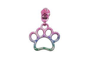 Fashion rainbow Zipper Puller Logos Maker Brand Designer Handbags Metal Zipper Pulls Accessory