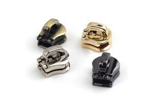 Alloy 5# Zipper Slider Puller Head Zipper for Open-end Jeans Cremalleras Down Coat Jacket Garment Bag Zippers for Sewing