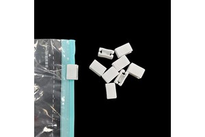 White H-shaped Waterproof Zipper Pull, Waterproof Bag Slider Pull, Self-sealing Bag Sealing Accessory Pull