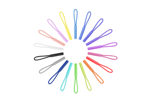 Custom TPU Pull Tab with Printed Logo for Tote Bags, Sweatshirts, Corduroy Pants, Coats, Waterproof, Lightweight TPU Zipper Pull