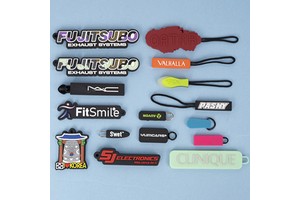 Custom Logo Silicone Zipper Pulls Custom Logo Soft PVC Rubber Zipper Pullers For Bags/Garments