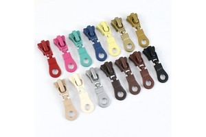 Deepeel F2-4 5# Clothing Accessories Beautiful Stylish Colorful Replacement Alloy Zipper Sliders for Pocket Coat and Zipper Repair