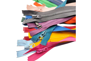 Wholesale Custom Plastic Zipper 3# 5# Open-End Long Chain with Double & Close End Direct From Factory