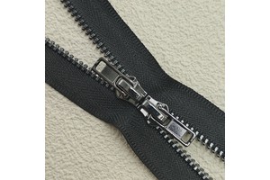 YKK Factory Wholesale Customized Two-Way Heavy Duty Plastic Resin Zipper Roll Double Slider Zipper Tape Garments