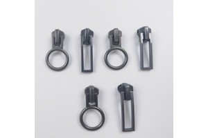 Factory Customized Puller Zipper Round Zip Slider for Clothing & Coat Made of Zinc Alloy-for Bags