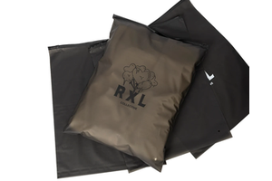 Custom Printing High Quality Matte Black Factory Direct Custom Logo Clothing Zipper Lock Bag for Packaging Clothes