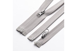 Wholesale Direct Factory Sale Custom 3# Clothing Bag Close-end Nylon Zipper in Stock for Garment Pants