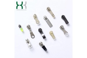 Different Types Garment Metal Zipper Multicolor Zipper Head Slider Zipper Pulls Tips Slider Zip Custom