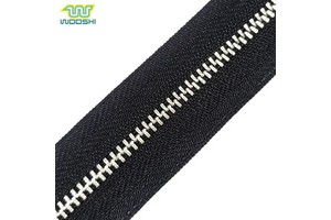 Fast Lead-timed High-quality Nickel Metal Zipper for Women Bags in Wooshi Color Card Factory Price
