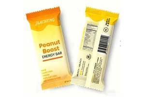 Custom Printed Back Side Seal Pillow Packaging Foil Granola Nut Chocolate Protein Energy bar Wrapper Packaging Bags