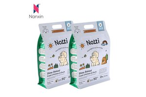 Aluminium Foil Flat Bottom Dog Cat Food 10kg 20kg 50kg Bags with Slider Zipper Side Gusset Pet Food Packaging