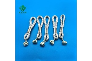 Colorful Zip Accessories Pulls Slider String Cord Rubber Rope PP Woven Zipper Pull Plastic Logo Zipper Puller for Garment, Bag
