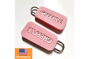 BL0106- Custom Fashion Logo Pvc Rubber Zip Pullers Metal Accessories Nylon Zipper Sliders for Packaging Boxes for Small Business