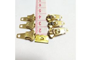 Wholesale Price 4.5# Stainless Steel Metal Zipper Charms YG Slider Puller Slider 3# Metal YG Slider for Finished Zipper