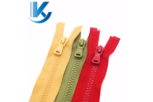 Open-End Resin Zipper in Various Sizes and Colors 5# for Clothing Plastic Children's Special Zipper