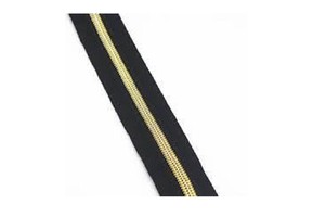 Wholesale OZL GMA Open-End #5 Gold Teeth Nylon Zipper with Auto Lock OKEOTEX 100 STANDARD for Clothing and Accessories