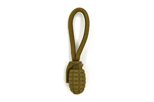 Wholesale Luxury Silicone Zipper Pull Tab Military Green Plastic Zipper Pull for Backpack Clothing Handbag-Versatile Usage
