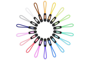 Personalized TPU Pull Tab with Custom Logo for Backpacks, Sweatshirts, Skirts, TPU Zipper Pull for Travel Bags, Clothing, Sports Gear