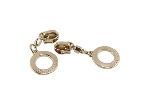 Wholesale New Design Custom Embossed 3D Logo Zipper Pullers for Garment Metal Zipper Slider Bag Accessories