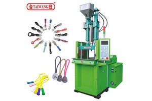 TAIWANG Zipper Diy Pvc Zipper Puller Head Making Vertical Injection Machine From China