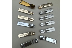 Wholesale Zinc Alloy Zipper Slider Head One Pair Zipper Slider Metal Head for Bag Schoolbag Coat Clothes Zipper Head Slider