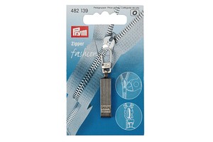 Prym Fashion 482131 Garment Metal Zipper Pullers Casual Metal Antique Silver for Clothing, Bags