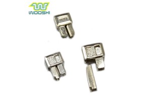 Nickel-Plated Pin Lock Slider 5# Metal Zinc Alloy Zipper Insertion Zip Accessories for 10 Kg Bags