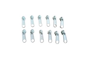 KYY Factory Wholesale Conventional Cheap Multiple Sizes Non-lock Zipper Sliders Raw Color for Luggage Bags, Nylon Zipper Sliders