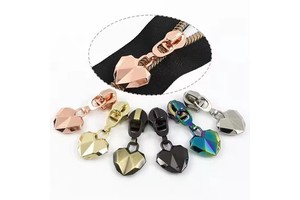 Deepeel XP074 5# Alloy Zippers High Level Nylon Zippers Customizable Zipper Puller Cloths Bags Accessories