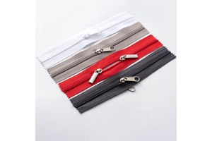 Hot Sale Auto Lock 3# Nylon Zipper for Apparel Colorful Fabric for Dresses Plastic Zippers for Bags Clothing