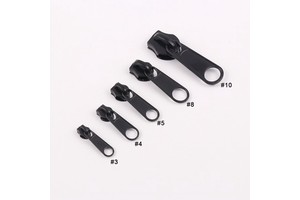 High Quality Metal Pants Zipper Slider Custom Logo Black Color