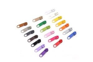 Wholesale Custom Zipper Puller Multi-color Shape Nylon Plastic Zipper Slider Head for Garment Kids' Clothing Bag Accessories