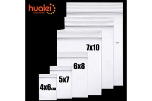 Custom Wholesale Print Clear LDPE PE PVC Zip Lock Packaging Bags Transparent Plastic Ziplock Bag