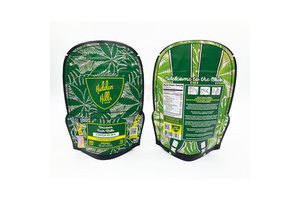 Digital Print Custom 3.5g 300mg Special Cute Shaped Smell Proof Pouch Die Cut Flower Cookie Candy Mylar Bags Packaging Pouch